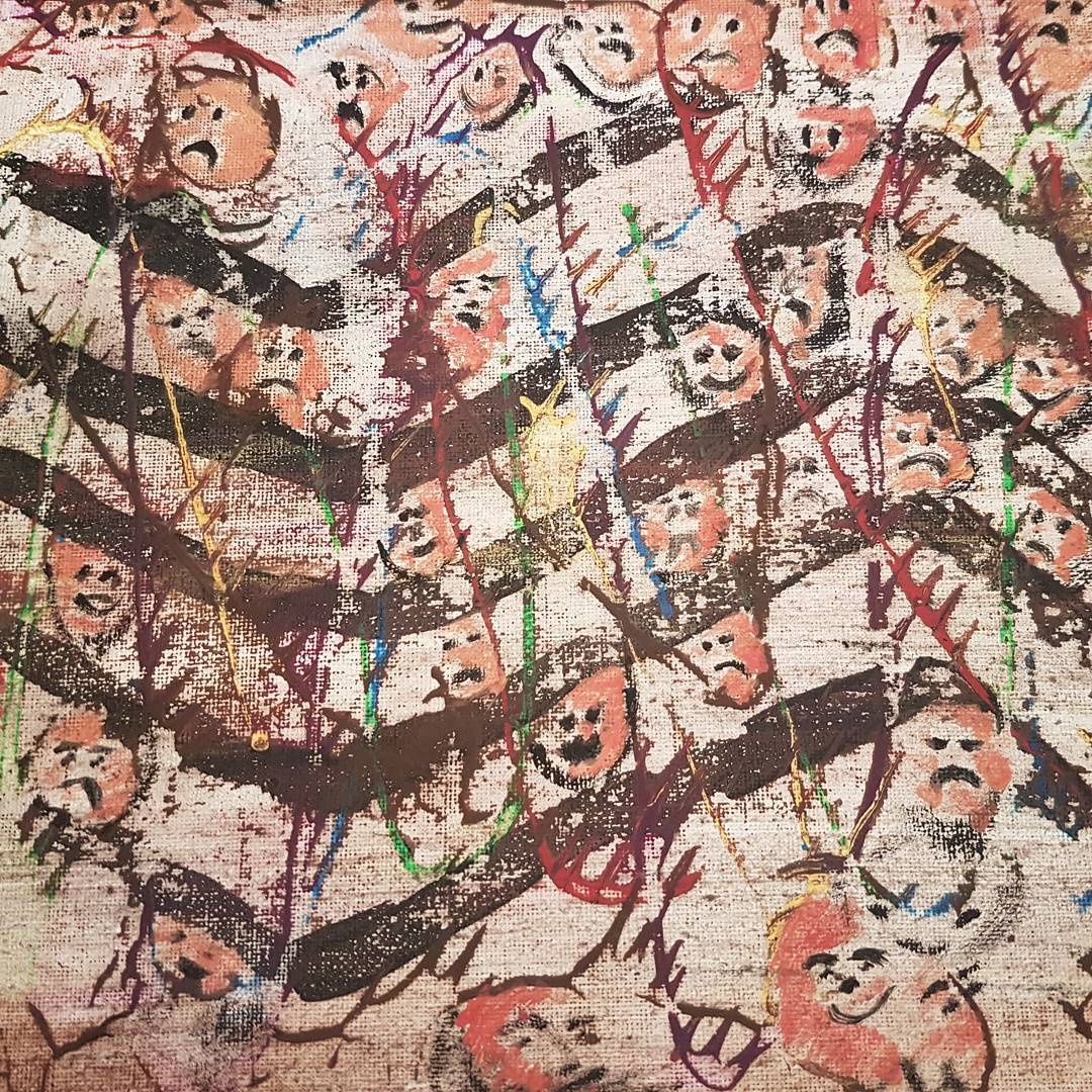 Abstract painting from Jamal Abstracts collection