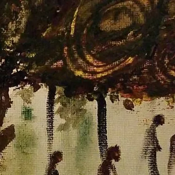 Detail of Wildness, centre right