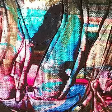 Detail of Bodies of the Village, upper left