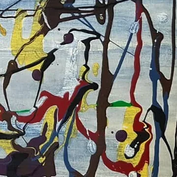Detail of Night Shadows, centre right