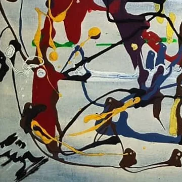 Detail of Night Shadows, lower left