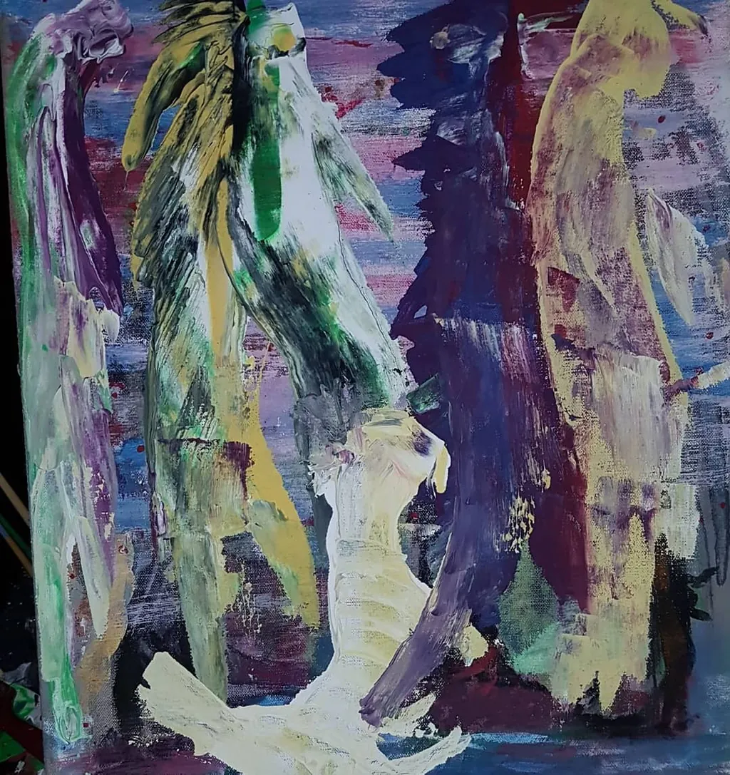 The Dreams, a painting by Jamal
