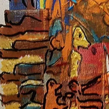 Detail of The Bridge of Balance, lower left