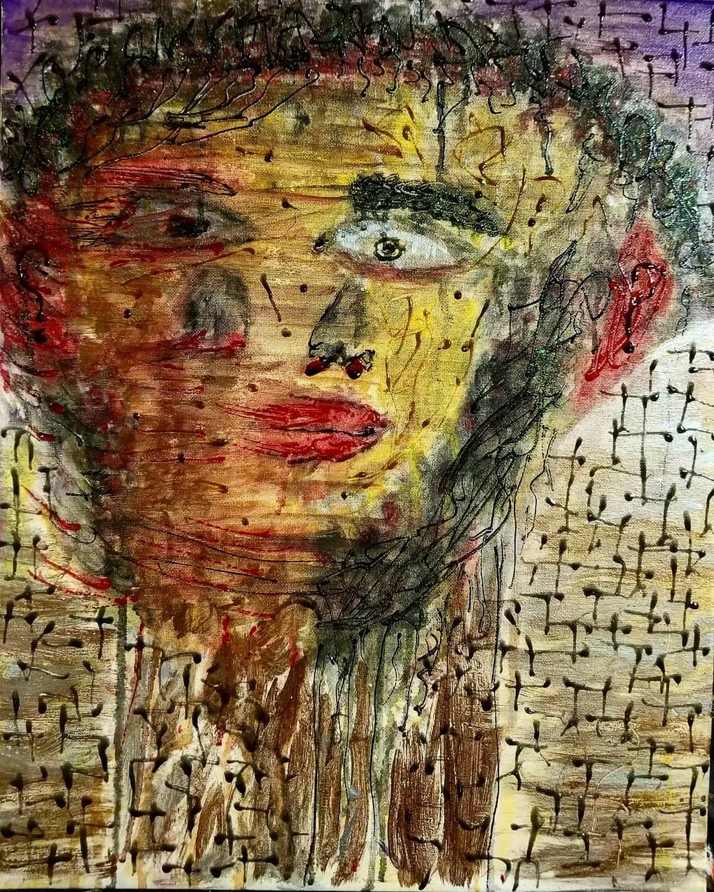The Harmony, a painting by Jamal