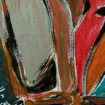 Detail of Emerald Figures, lower left