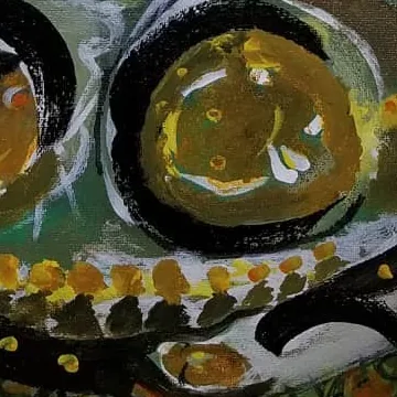 Detail of The Rhythm, lower centre