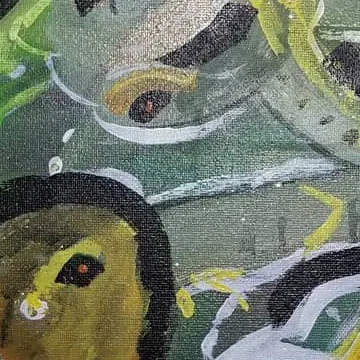Detail of The Rhythm, centre