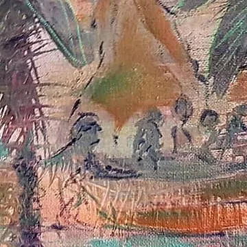 Detail of Where Strangers Gather, centre