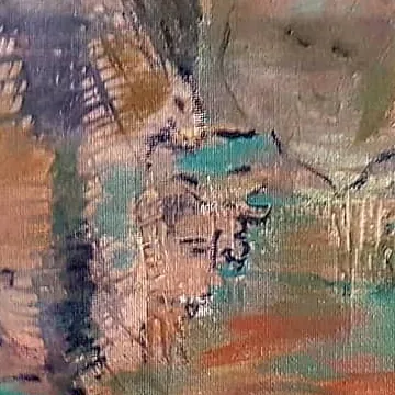 Detail of Where Strangers Gather, centre left