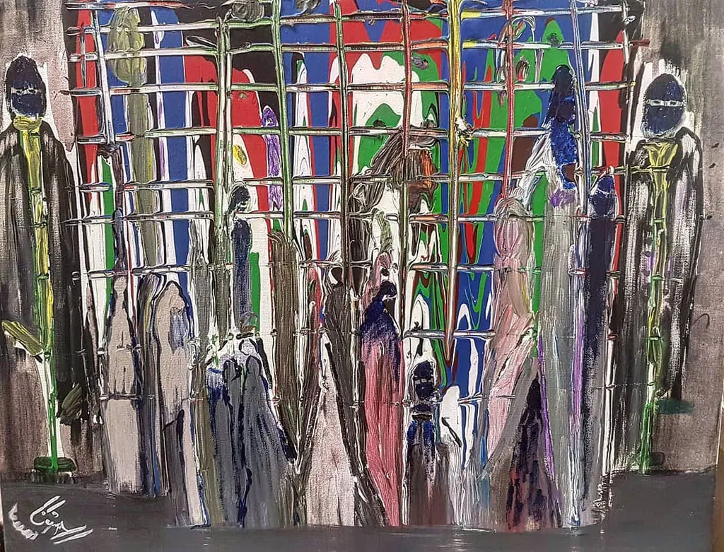 The Memories, a painting by Jamal
