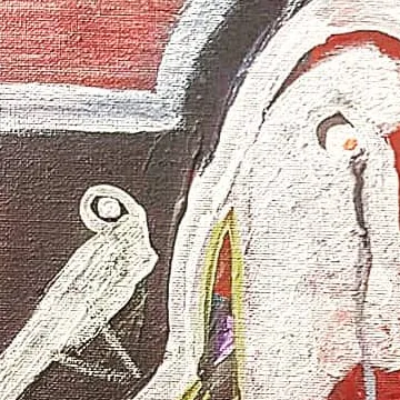 Detail of The Village of Visions, upper left