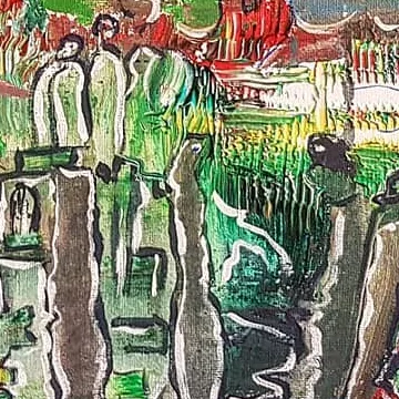 Detail of Coral Dreamers, centre