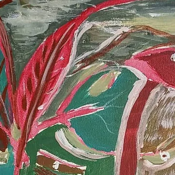 Detail of The Rhythm, upper centre