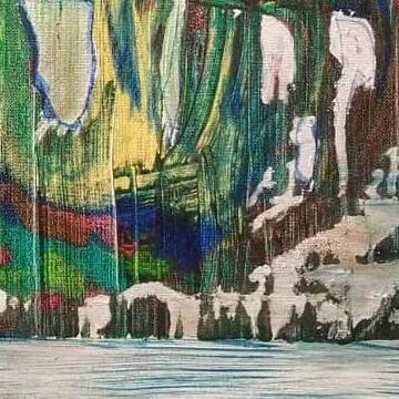Detail of The Mountain of Motion, lower right