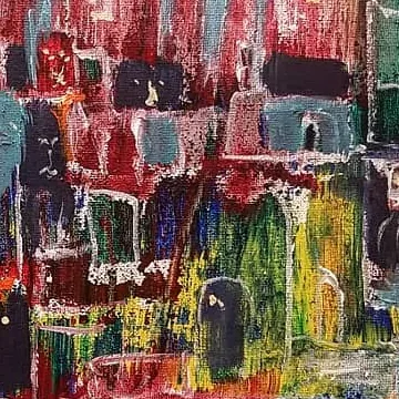 Detail of The Garden of Chaos, centre right