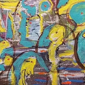 Detail of Ascension, centre