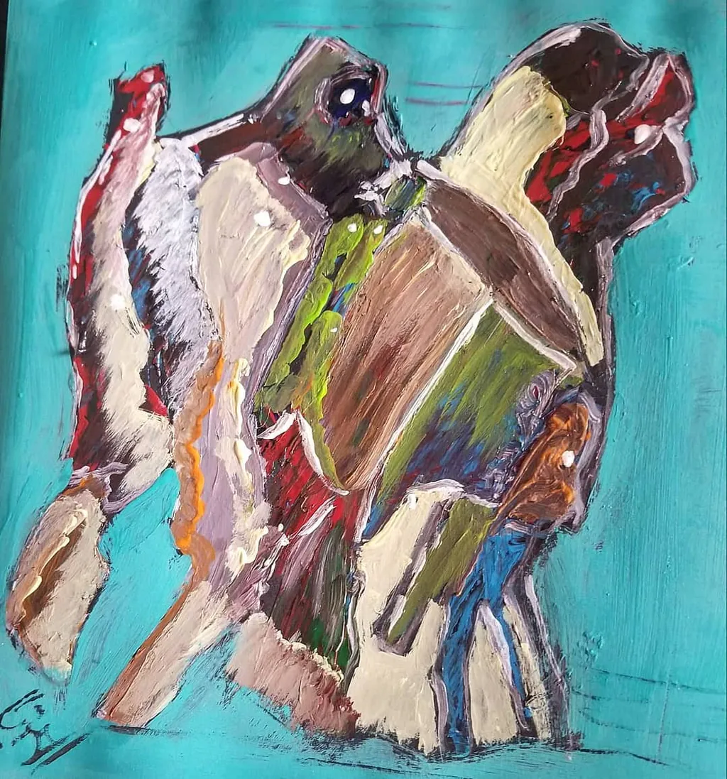 Where Spirits Dream, a painting by Jamal