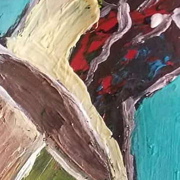 Detail of Where Spirits Dream, upper right