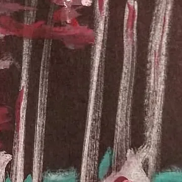 Detail of Wanderers of the Harbor, upper right