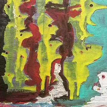 Detail of Passage in Golden, centre left