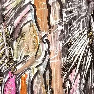 Detail of The Emergence, upper centre