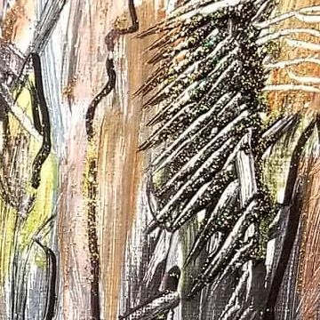 Detail of The Emergence, upper right