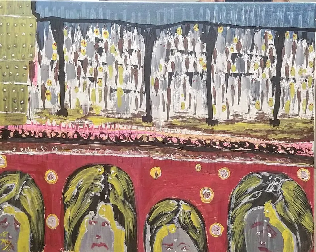 The Crossroads of Convergence, a painting by Jamal
