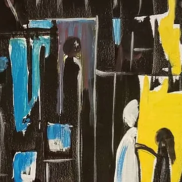Detail of Where Dreamers Meet, centre