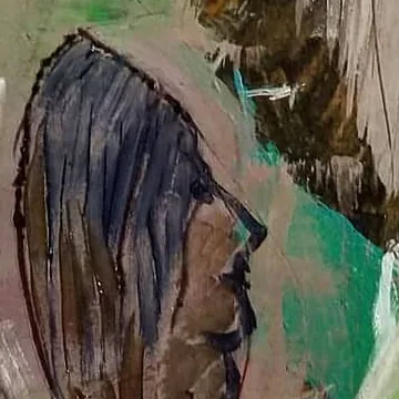 Detail of The Desert of Awakening, centre