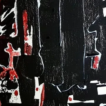 Detail of Where Ancestors Dance, lower left