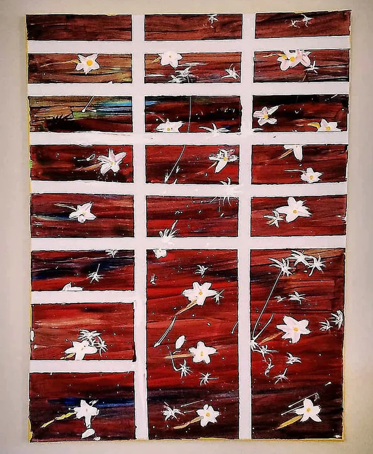 Dusk Bodies, a painting by Jamal