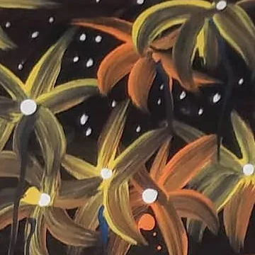 Detail of Ascension in Golden, upper centre