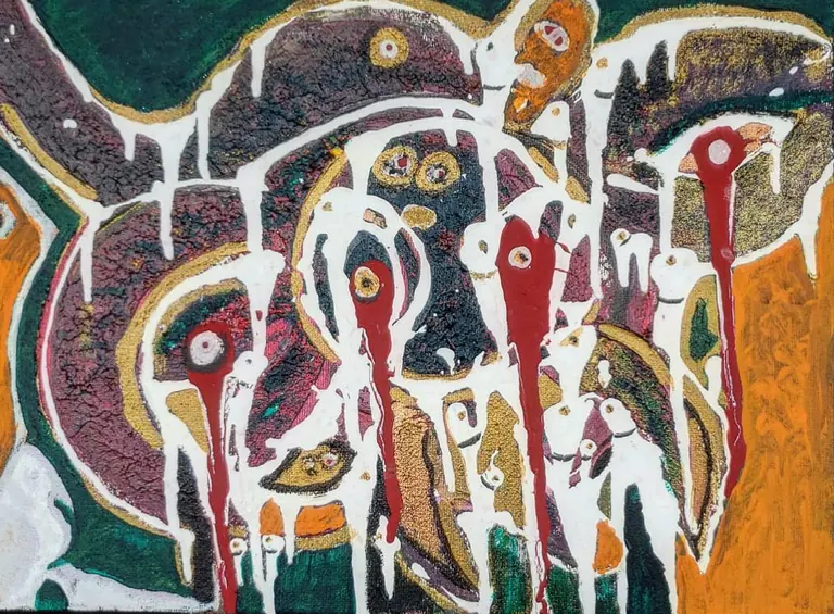 The Forest of Visions, a painting by Jamal