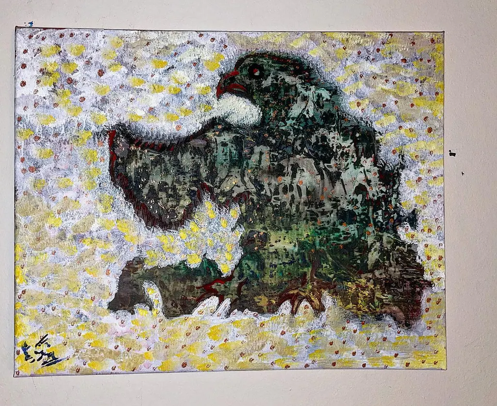 Twilight Bodies, a painting by Jamal