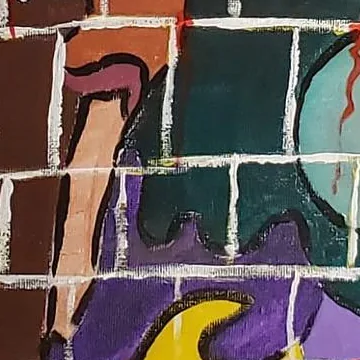 Detail of Amber Bridge, lower left