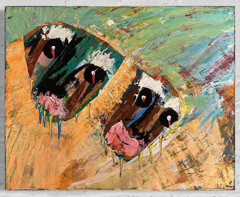 Emergence, a painting by Jamal