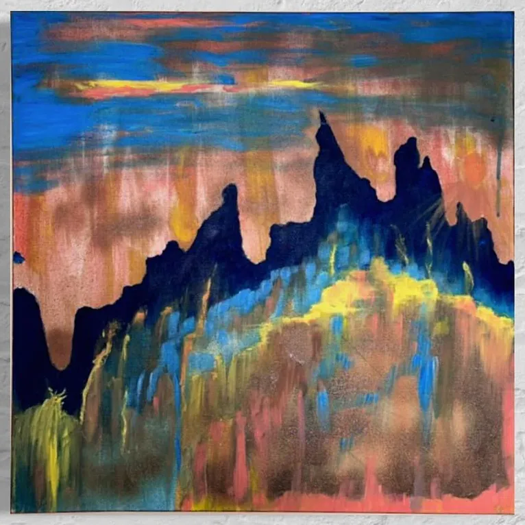 Cold Summer, a painting by Jamal